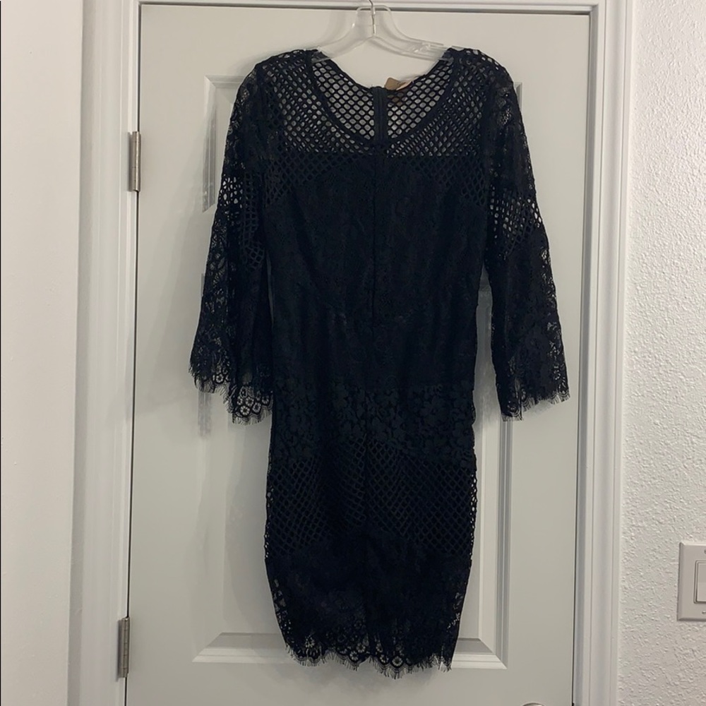 Lace Body Con Dress